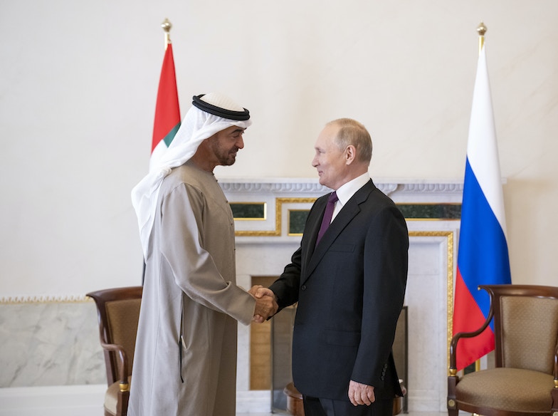 النفط يجمع ما بين الرئيس الروسي ونظيره الإماراتي